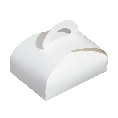 Коробка картонная для торта 220х80х140мм LADY цвет Белый OSQ (х25/250)